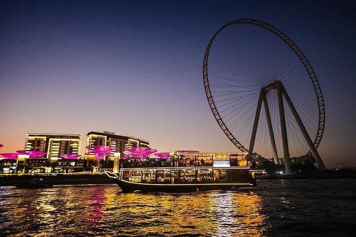 Dubai Skyline from Above and Afloat: Helicopter & Dhow Cruise Marina Tour photo 2