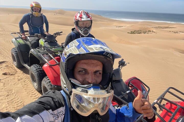 Agadir Desert and Beach Quad Biking Adventure: Dunes, Coastline & Mint Tea photo 4