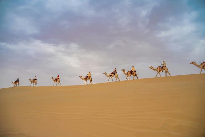 Evening Lahbab Desert Safari: Dune Bashing, Sandboarding & BBQ Under the Stars photo 5