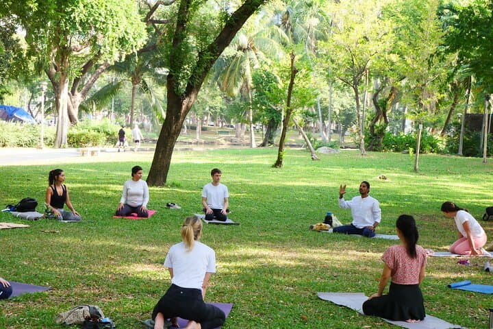 Shared 90-Minute Urban Yoga Retreat in Bangkok — Breath, Asana & Yoga Nidra Under a Tree photo 2