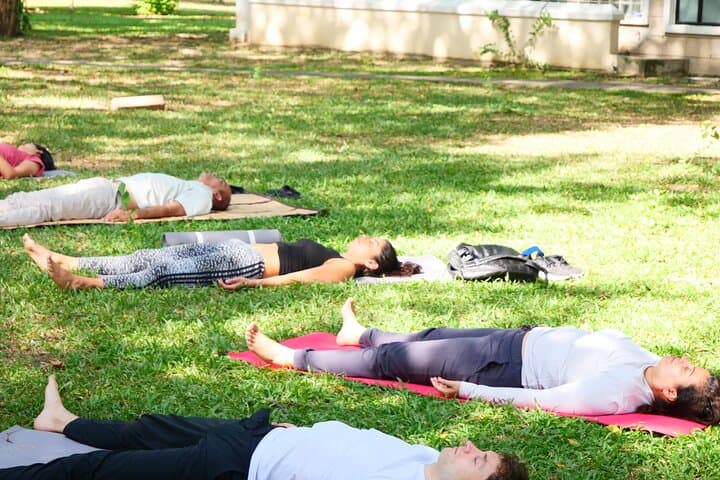 Shared 90-Minute Urban Yoga Retreat in Bangkok — Breath, Asana & Yoga Nidra Under a Tree photo 5
