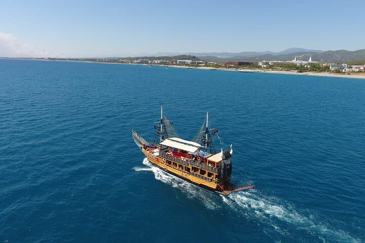 Alanya Pirate Ship Cruise: Swim Stops, Caves & Cleopatra Beach photo 4