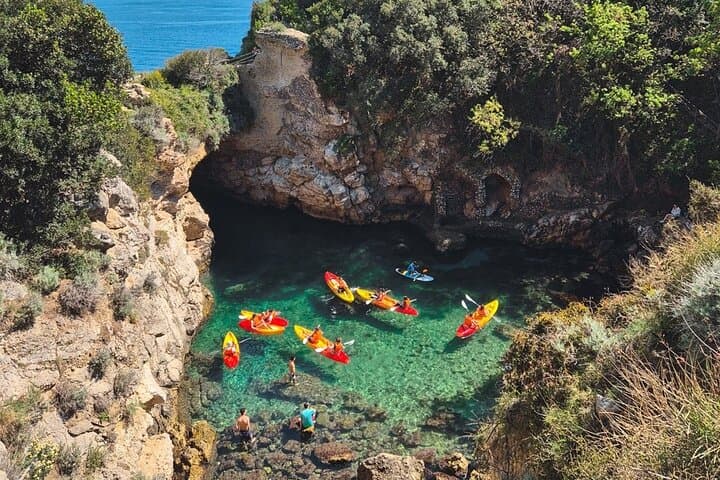 Sorrento Kayak Tour to Bagni della Regina Giovanna — Sunset & Roman Villa Paddle