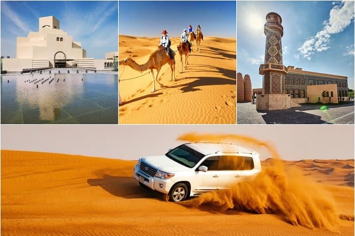 Doha Full-Day City Tour and Sealine Desert Safari with Camel Ride & Sandboarding photo 2