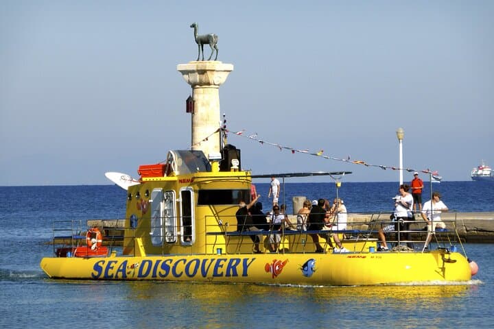 Rhodes Yellow Submarine Cruise: Underwater Observatory & Medieval City Views