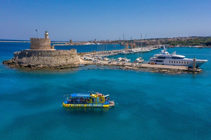 Rhodes Yellow Submarine Cruise: Underwater Observatory & Medieval City Views photo 2