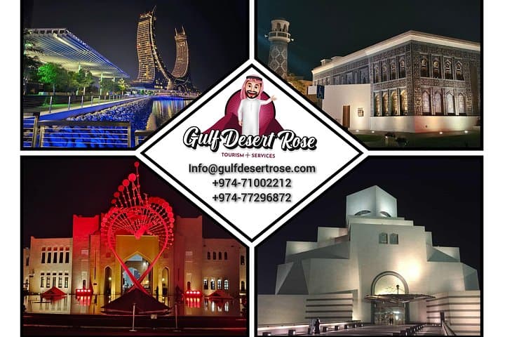 Doha Night City Tour and Traditional Dhow Cruise: Evening Sights & Waterfront History photo 1