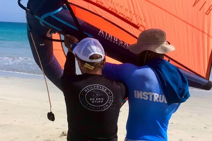 Learn to Wingfoil in Santa Maria Bay: Beginner Lessons on Sal, Cape Verde photo 2