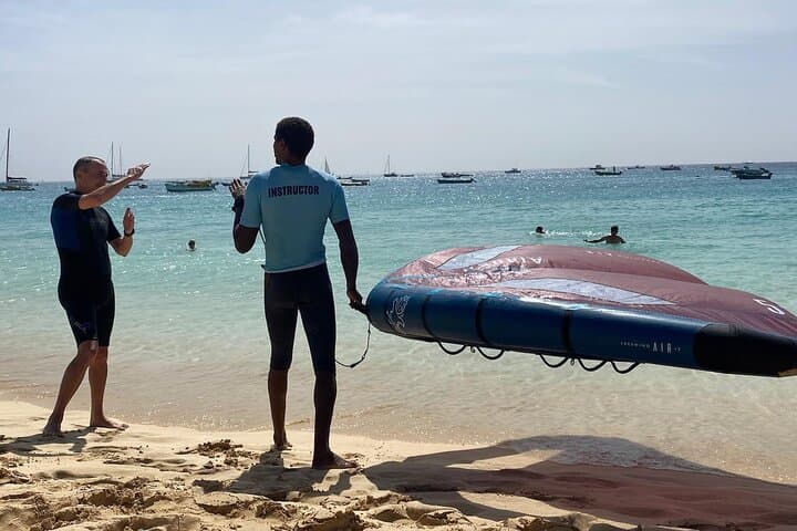 Learn to Wingfoil in Santa Maria Bay: Beginner Lessons on Sal, Cape Verde photo 6