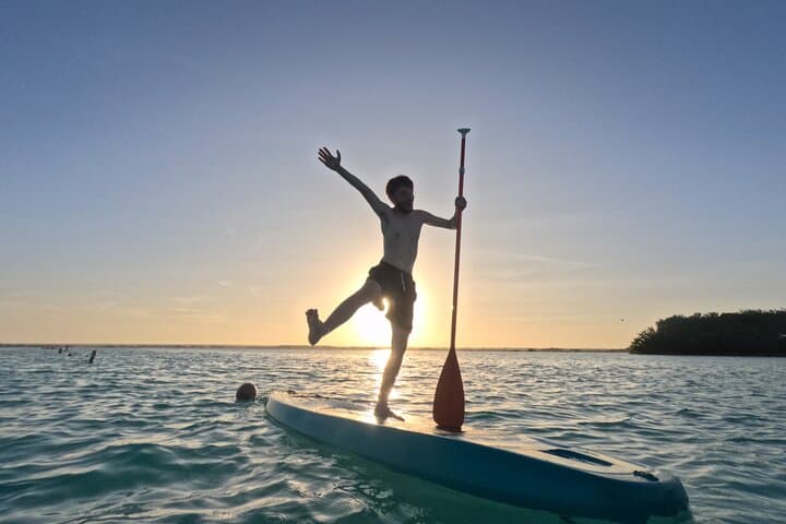 Sunrise Glide Through Bacalar's Pirate Channel and Three Lagoons SUP Tour photo 4