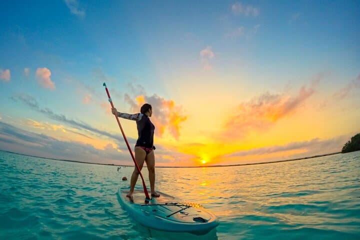 Sunrise Glide Through Bacalar's Pirate Channel and Three Lagoons SUP Tour photo 6