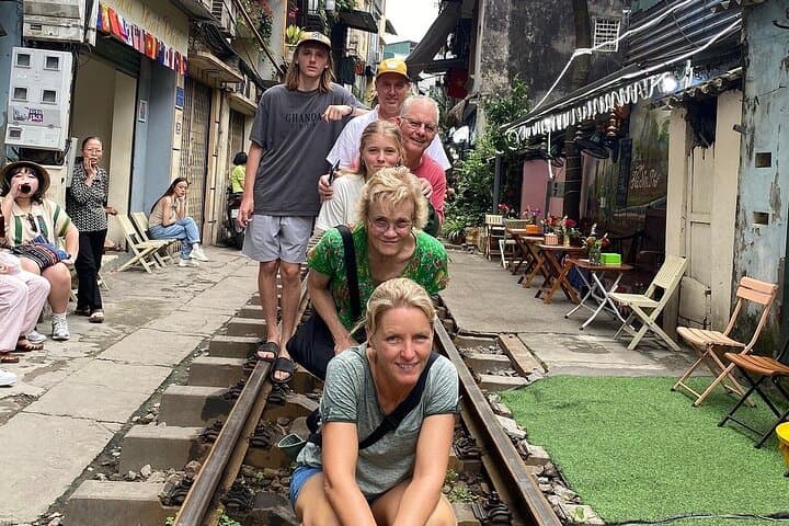 Hanoi Jeep Tour: Old Quarter, B‑52 Lake, Long Bien Bridge & Train Street Food Crawl photo 3