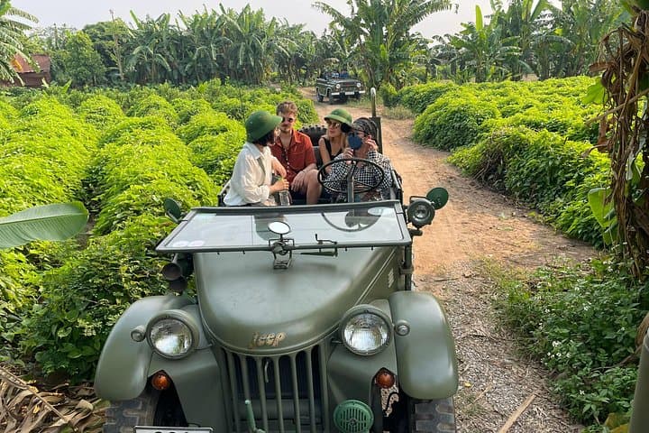 Jeep Through Co Loa: Red River Delta 4WD Countryside Tour from Hanoi photo 4