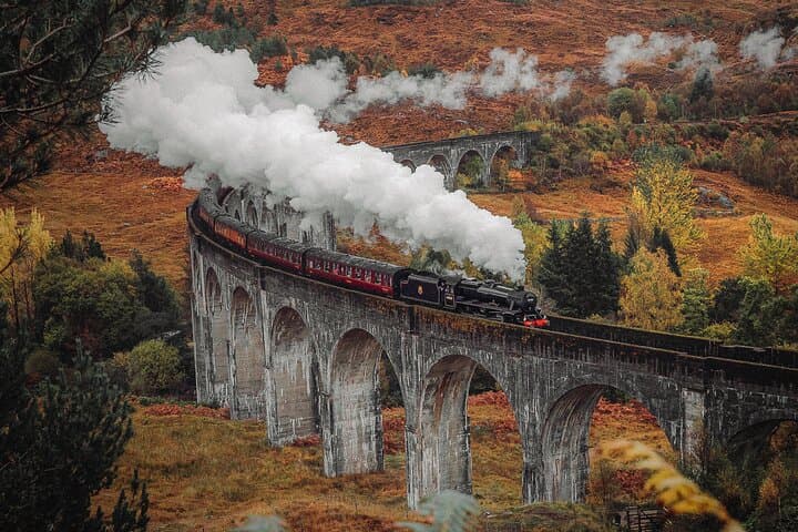 Glenfinnan Viaduct & Glencoe Day Tour from Glasgow — Steam Train, Rannoch Moor and Highland Scenery