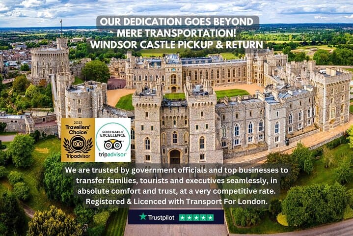 Door-to-Door Private Transfer to Windsor Castle from London