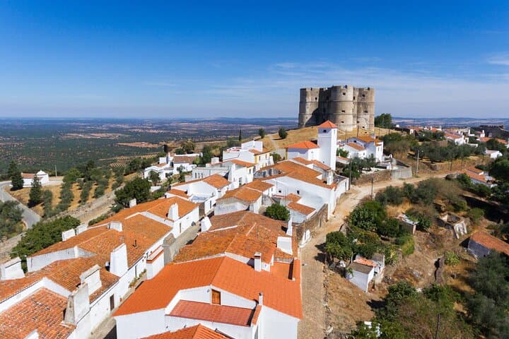 Évora Cork and Castle Private Walking Tour — Cork Oak Montado & Évora Monte Views