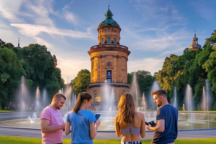 Audiobook City Rally in Mannheim's Old Town — Self-Guided Puzzle Walk Through the Baroque Quarter