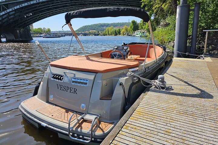 Sunset Cruise Under Charles Bridge: Private Prague Boat Tour