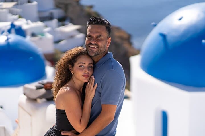 Private Santorini Photo Session in Oia — Capture Blue Domes, Cliffs & Caldera Views photo 5