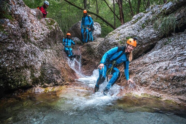 Canyoning in Susec Canyon Near Bovec — Beginner-Friendly Jumps & Natural Slides photo 6