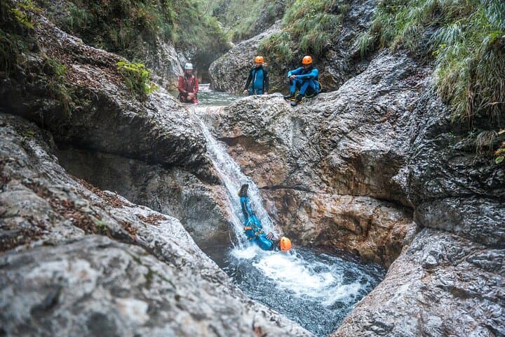 Canyoning in Susec Canyon Near Bovec — Beginner-Friendly Jumps & Natural Slides photo 4
