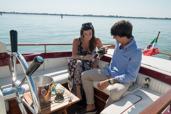 Sunset Cocktail Cruise on Venice Lagoon: Private Vintage Boat Experience photo 5