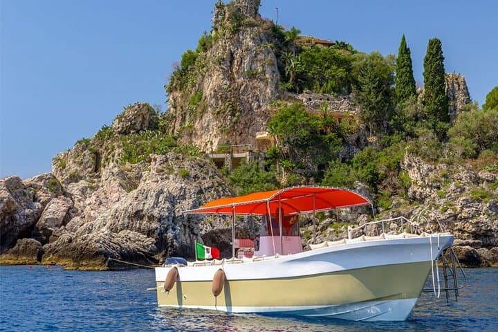 Sicily Boat Tour: Taormina, Isola Bella & Blue Grotto Excursion