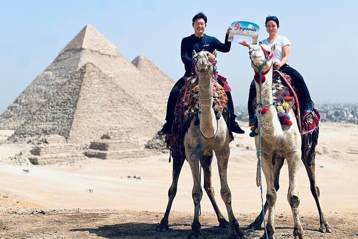 Half-Day Giza Pyramids & Sphinx: Camel & ATV Adventure with Rooftop Lunch photo 3