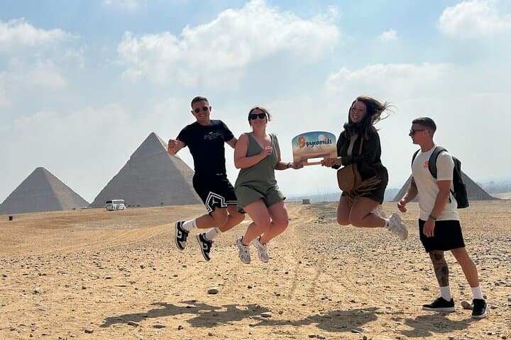 Half-Day Giza Pyramids & Sphinx: Camel & ATV Adventure with Rooftop Lunch photo 5