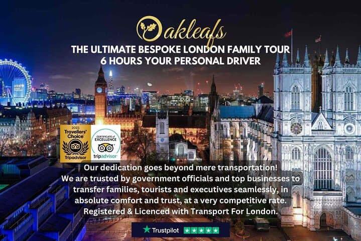 Ultimate Personalised London Tour: 6-Hour Private Driver & City Highlights