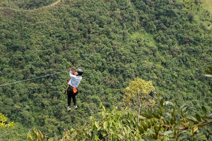 La Ceja Waterfall Adventure: Day Trip with Zipline & Via Ferrata from Medellin photo 6