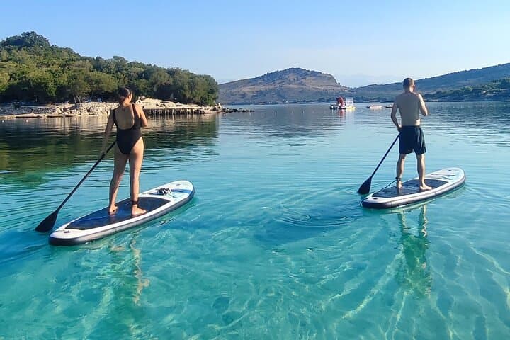 Stand-Up Paddleboarding Around Ksamil Islands: Guided SUP Tours in Albania
