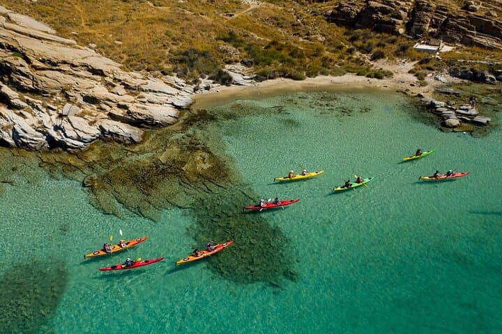 Paros Sea Kayak Day Trip: Snorkel, Picnic & Hidden Beaches