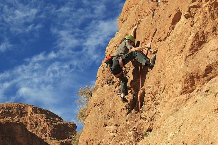 Half-Day Rock Climbing in Todra Gorge: Limestone Walls Near Tinghir
