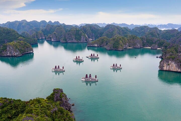 Orchid Trendy 2-Day Halong Bay Cruise: Overnight Luxury on Limestone Seas photo 2