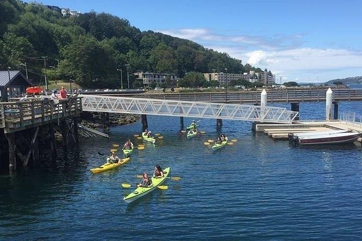 Alki Lighthouse Sea Kayak Tour Seattle | Elliott Bay Kayaking from Seacrest photo 2