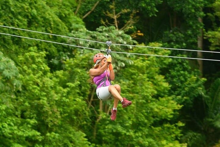 Dunn's River Falls 4-in-1: Zipline, Bamboo Raft, Horseback Swim & Waterfall Climb photo 4