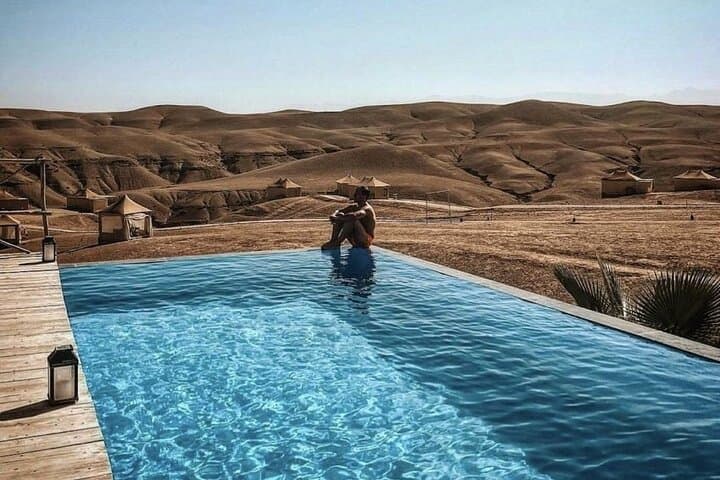 Agafay Desert Adventure from Marrakech: Quad Biking, Camel Rides & Dinner Under the Stars