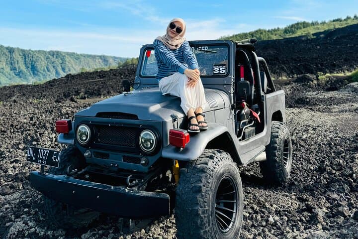 Mount Batur Jeep Sunset Tour — Black Lava, Black Sand & Coffee Farm Experience photo 2