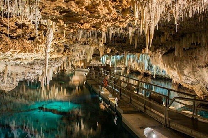 Crystal Cave & Tobacco Bay Beach: St. George Cave Tour, History and Snorkeling photo 1