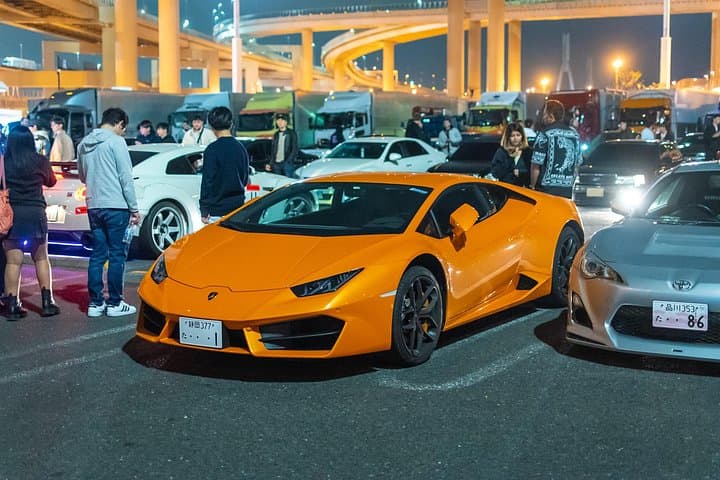 Daikoku PA Lamborghini JDM Night Tour — Tokyo Drift Photo Run photo 1
