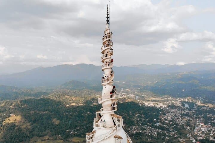 Ambuluwawa Tower Half-Day Hike from Kandy — 360° Mountain Views & Village Stops