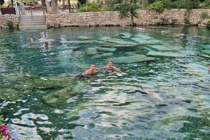 Private Pamukkale Day Trip From Kuşadası — Travertines, Thermal Pools & Hierapolis
