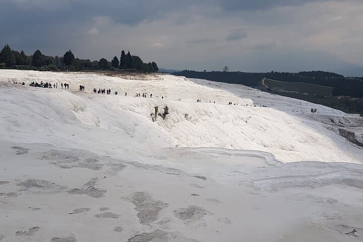Private Pamukkale Day Trip From Kuşadası — Travertines, Thermal Pools & Hierapolis photo 3