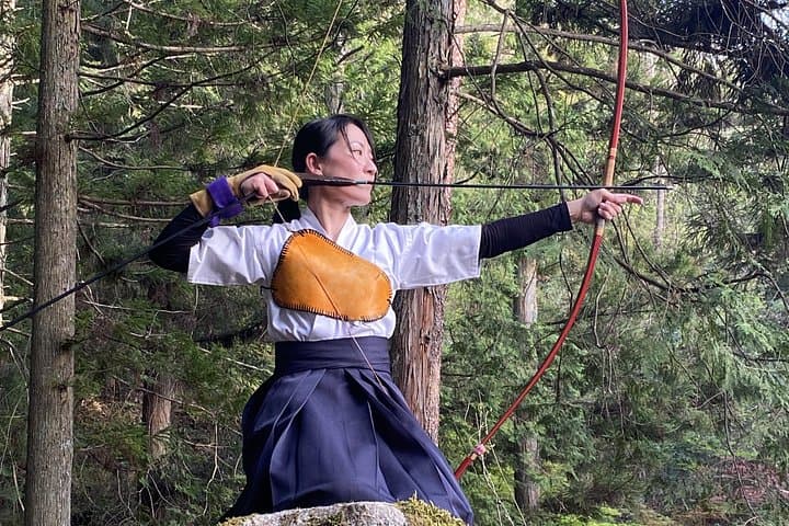 Forest Kyudo: Traditional Japanese Archery Experience near Hatsukaichi, Hiroshima photo 1