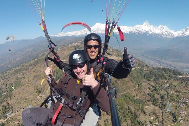 Sarangkot Paragliding Tandem Flight Over Pokhara — Photos & Video photo 3