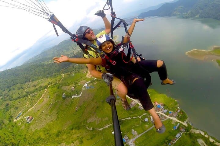 Sarangkot Paragliding Tandem Flight Over Pokhara — Photos & Video photo 4