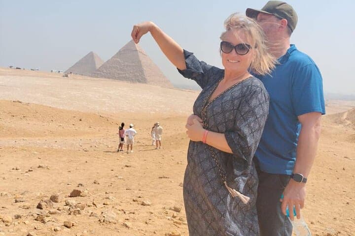Giza Pyramids & Evening Nile Cruise: Private Tour with Camel Ride and Bazaar Stops photo 3