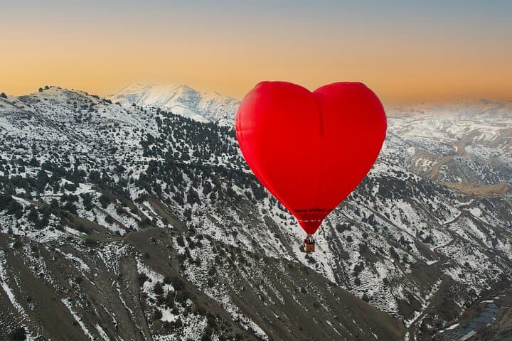 Heart-Shaped Hot Air Balloon Flight Over Mount Ararat & Garni Gorge