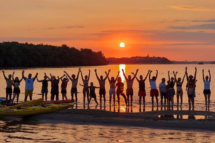 Sunset Kayak Adventure on the Danube and Sava in Belgrade photo 2